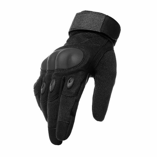 Men's Motorcycle Gloves Protective Genuine Leather Tactical Military Training Outdoor Gloves XL 